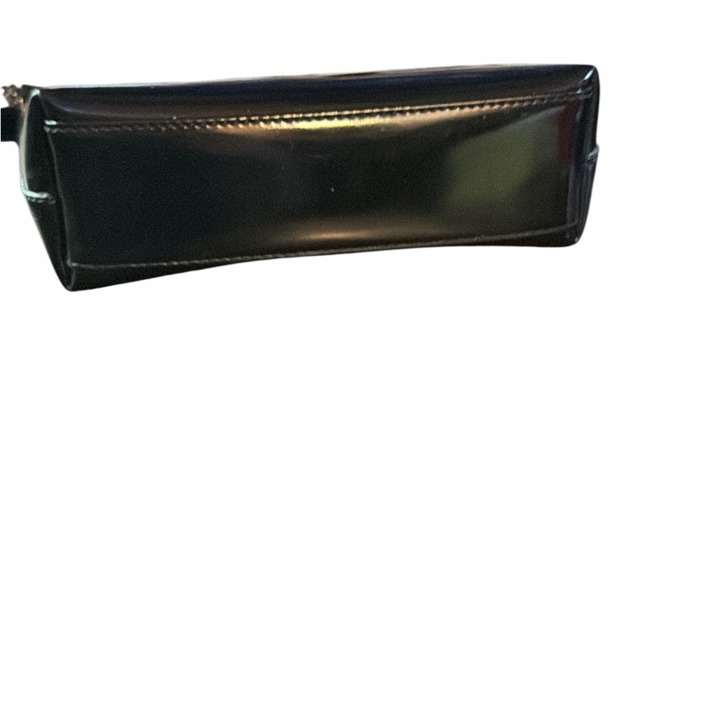 Vintage Gucci Black Patent Leather Square G Cosmetic Pouch - Tom Ford Era - Picture 3 of 6